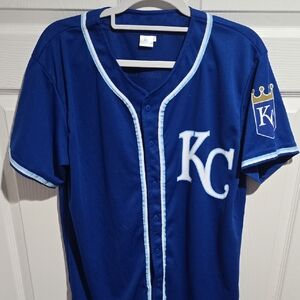 KC Blue Baseball Jersey